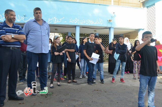  براعم جنة ابن رشد ضيوفاً على المدرسة  الثانوية الشاملة عشية الذكرى ال 59 لمجزرة كفرقاسم 